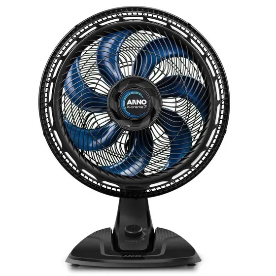 VENT. ARNO T. FORCE 2EM1 VE70 7P X-TREME 40CM 220V PRETO