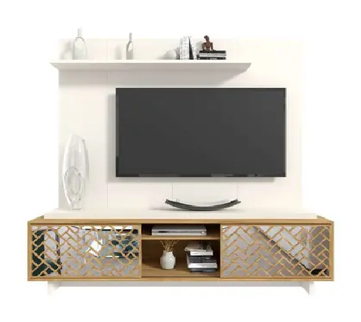 HOME AVELAN ILHEUS C/ ESPELHO FREIJO / OFFWHITE